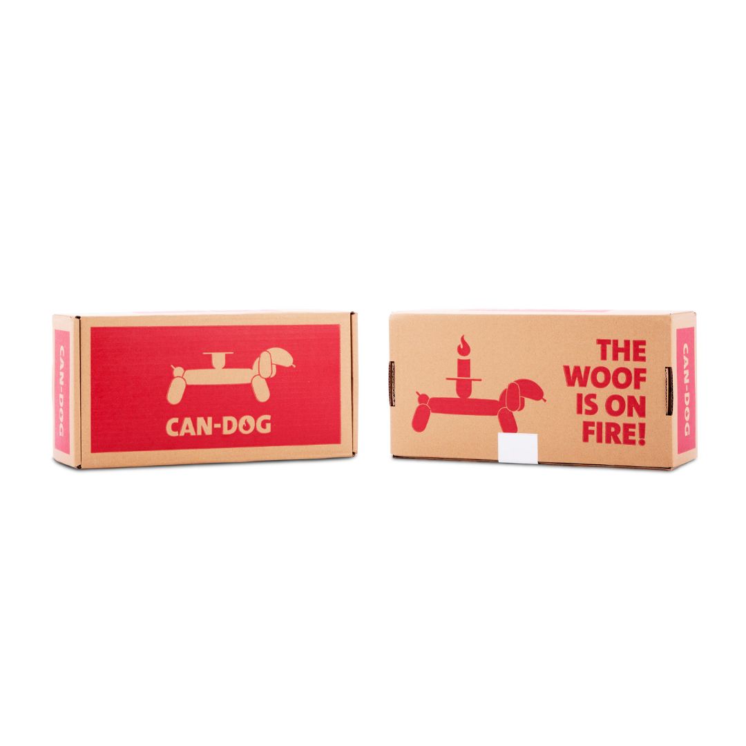Can-dog Candle Holder