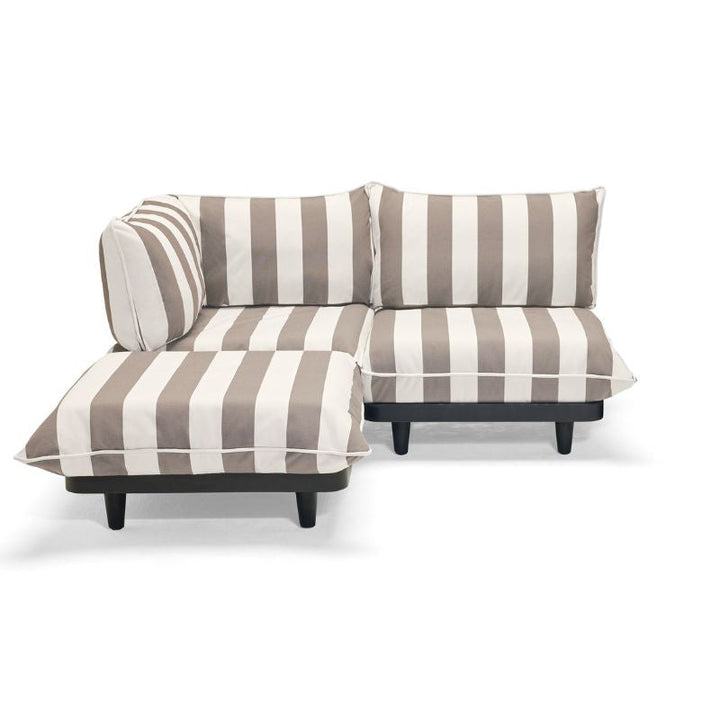 Paletti 2-Seat Modular Outdoor Sofa with Footstool