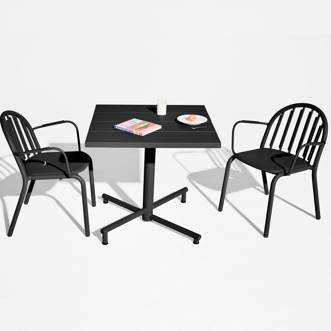 Fred's Bistreau Square Table and Armchair Set (2-Seater)