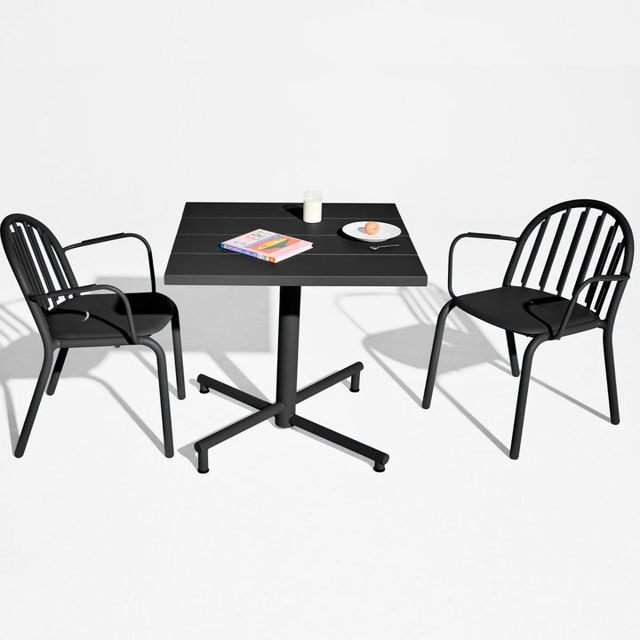 Fred's Bistreau Square Table and Armchair Set (2-Seater)