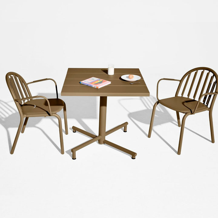 Fred's Bistreau Square Table and Armchair Set (2-Seater)