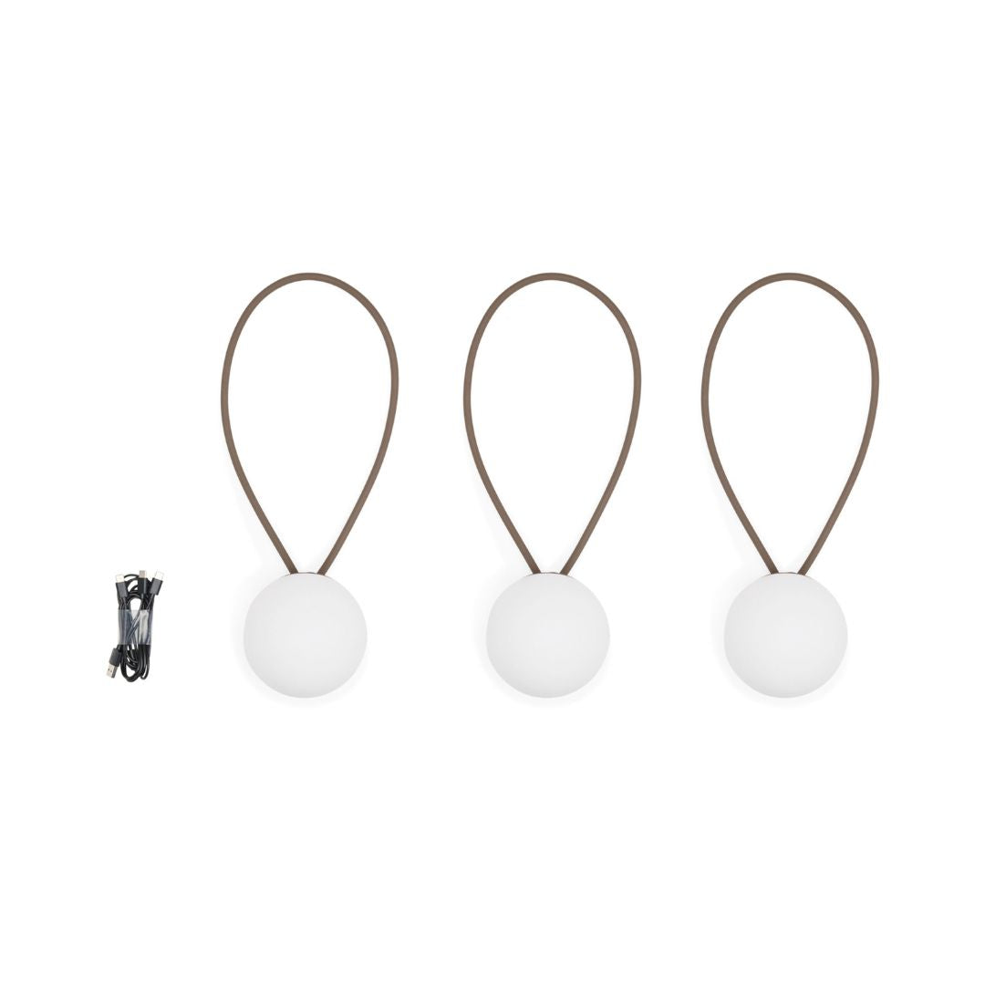 Bolleke Mini Hanging Light Set of 3 (Rechargeable)