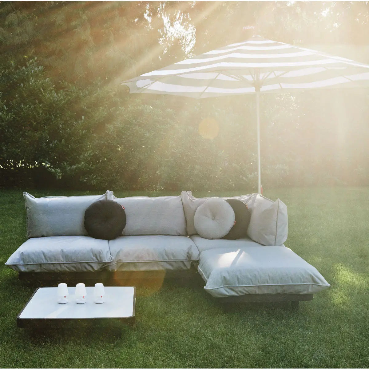 Fatboy Circle outdoor cushion, stripe - fatboy-ae.myshopify.com