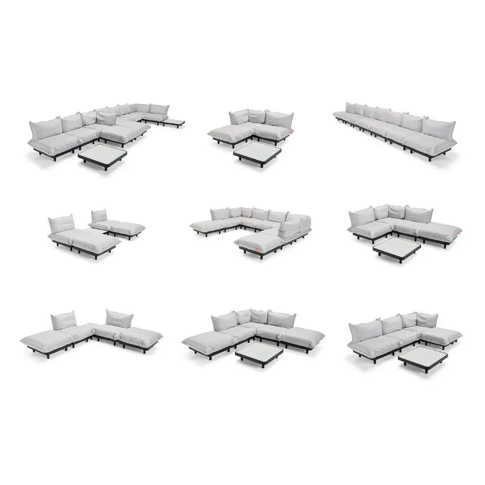 Fatboy Paletti 2-seat sofa with footstool, storm blue - fatboy-ae.myshopify.com