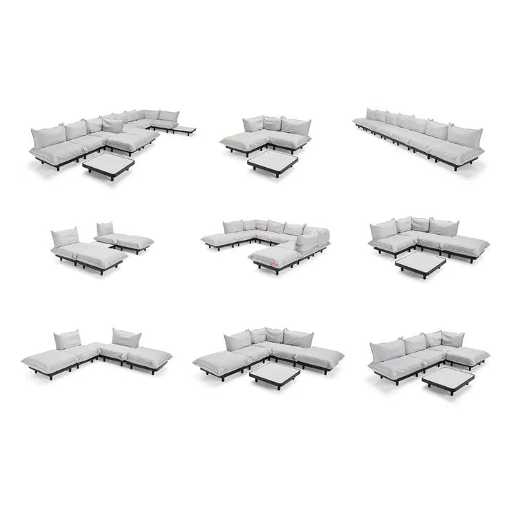 Fatboy Paletti 2-seat sofa with footstool, storm blue - fatboy-ae.myshopify.com