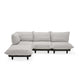 Paletti 3-Seater Modular Outdoor Sofa with Footstool