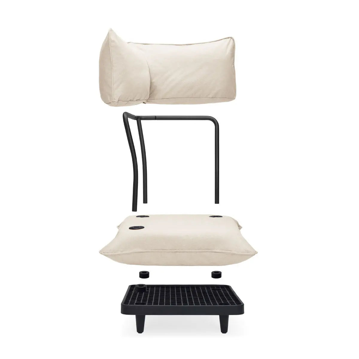 Fatboy Paletti sofa corner section, sahara - fatboy-ae.myshopify.com