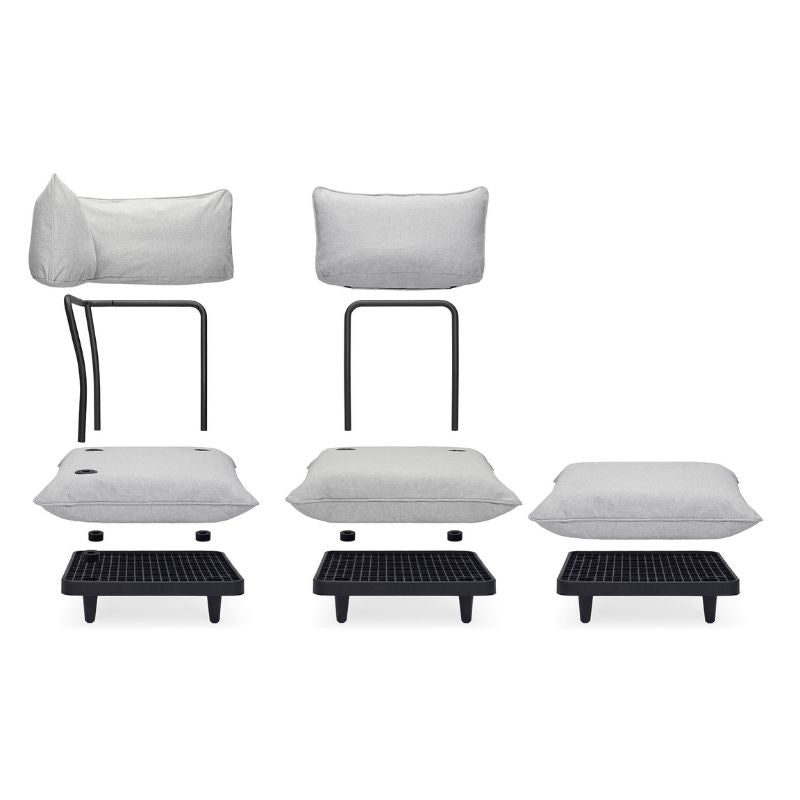 Paletti Modular Outdoor Daybed Lounge Set