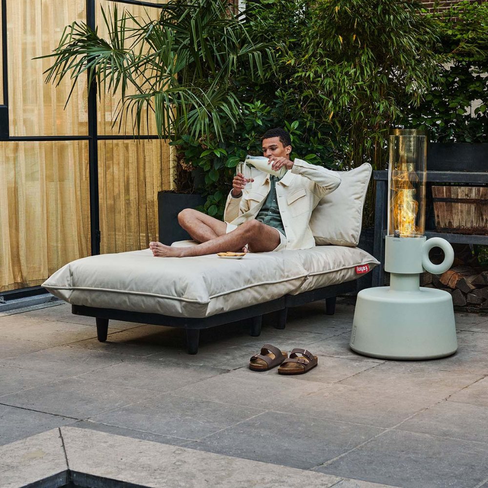 Paletti 3-Seater Modular Outdoor Sofa with Footstool