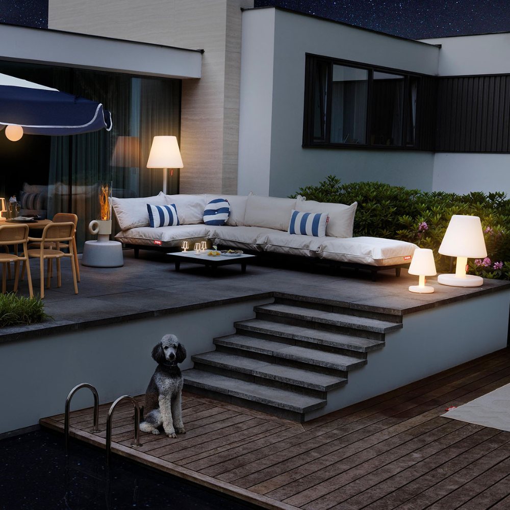 Paletti 3-Seater Modular Outdoor Sofa with Footstool