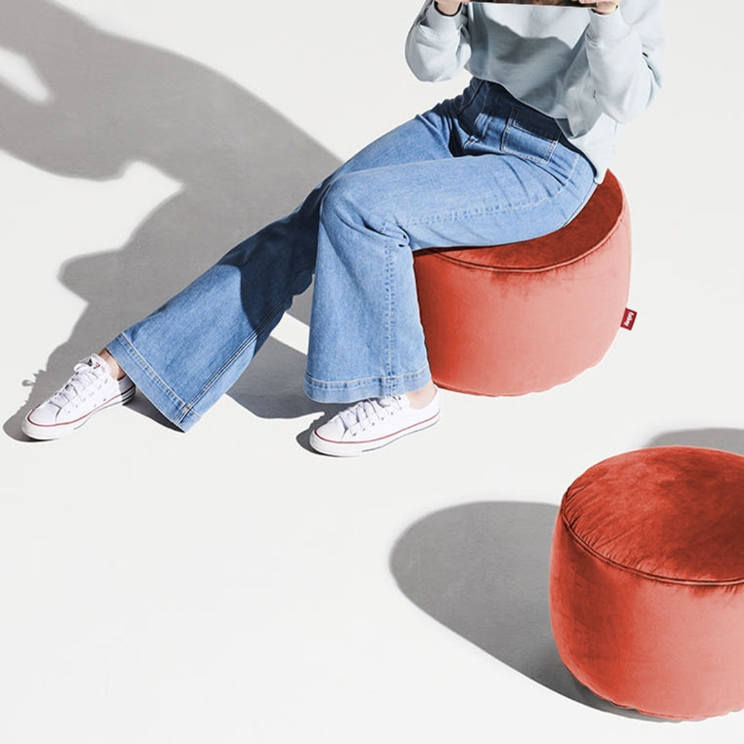 Point Velvet Pouf (Small)