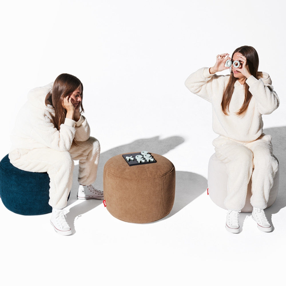 Recycled Point Cord Pouf (Small)