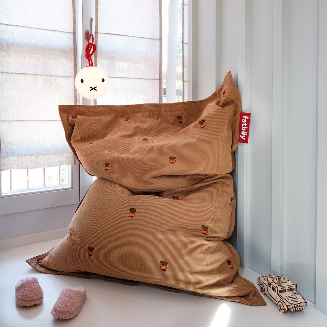 Original Slim Recycled Cord Bean Bag x Miffy/Boris