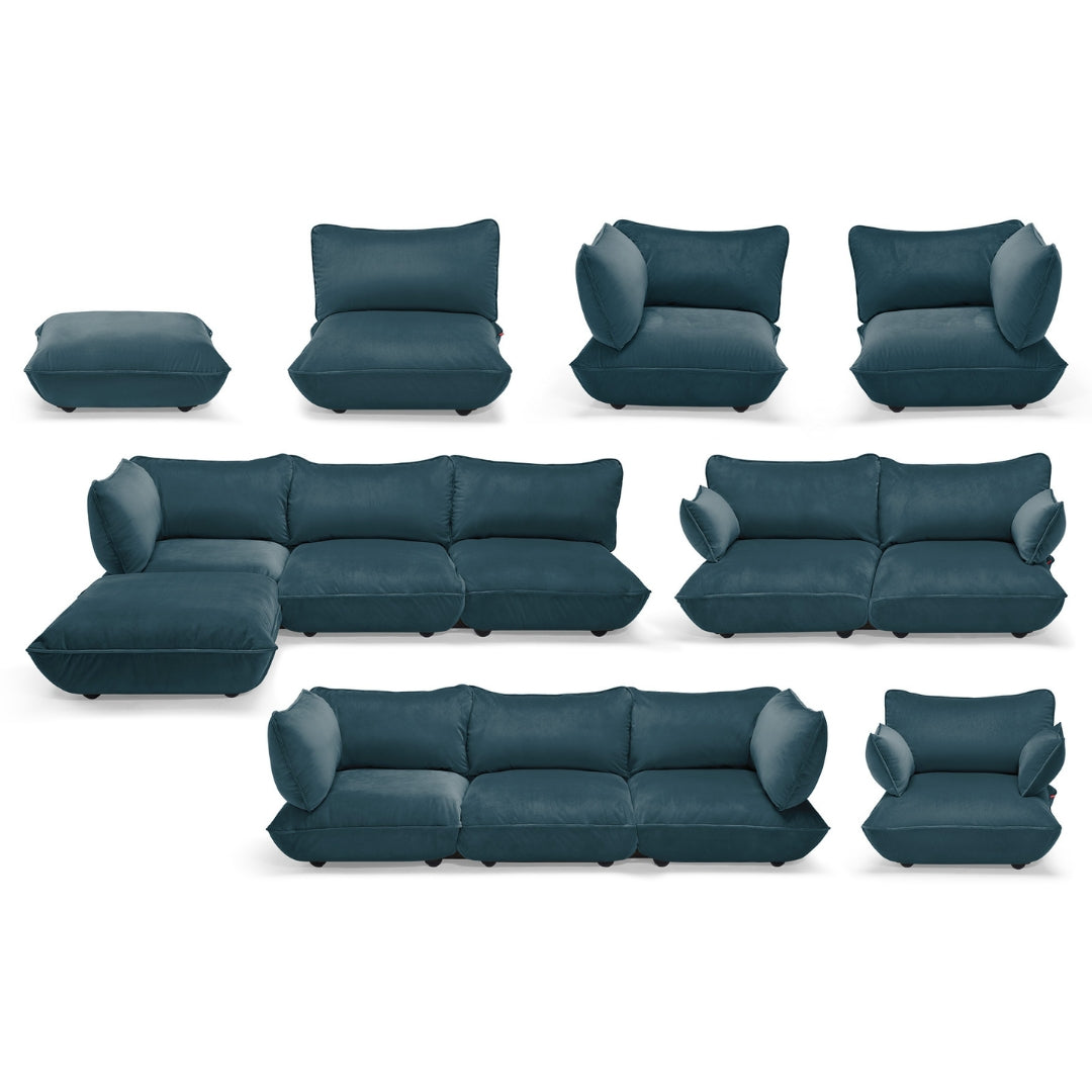 Sumo Velvet Recycled 2-Seater Sofa