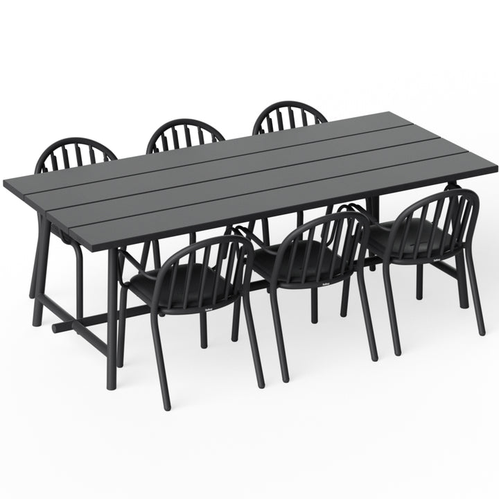 Fred's Dining Table and Armchair Set (6-Seater)