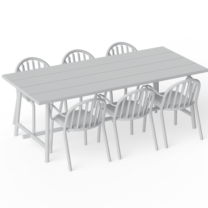 Fred's Dining Table and Armchair Set (6-Seater)