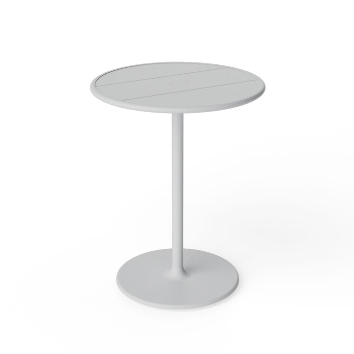 Compact round Fatboy Fred’s Bistreau table in blue, available from Desert River Shop