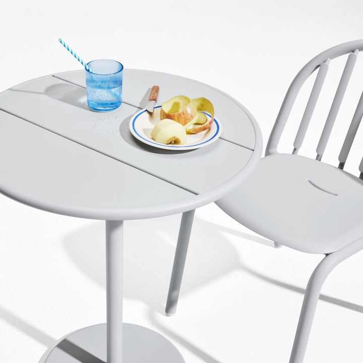 Compact round Fatboy Fred’s Bistreau table in blue, available from Desert River Shop