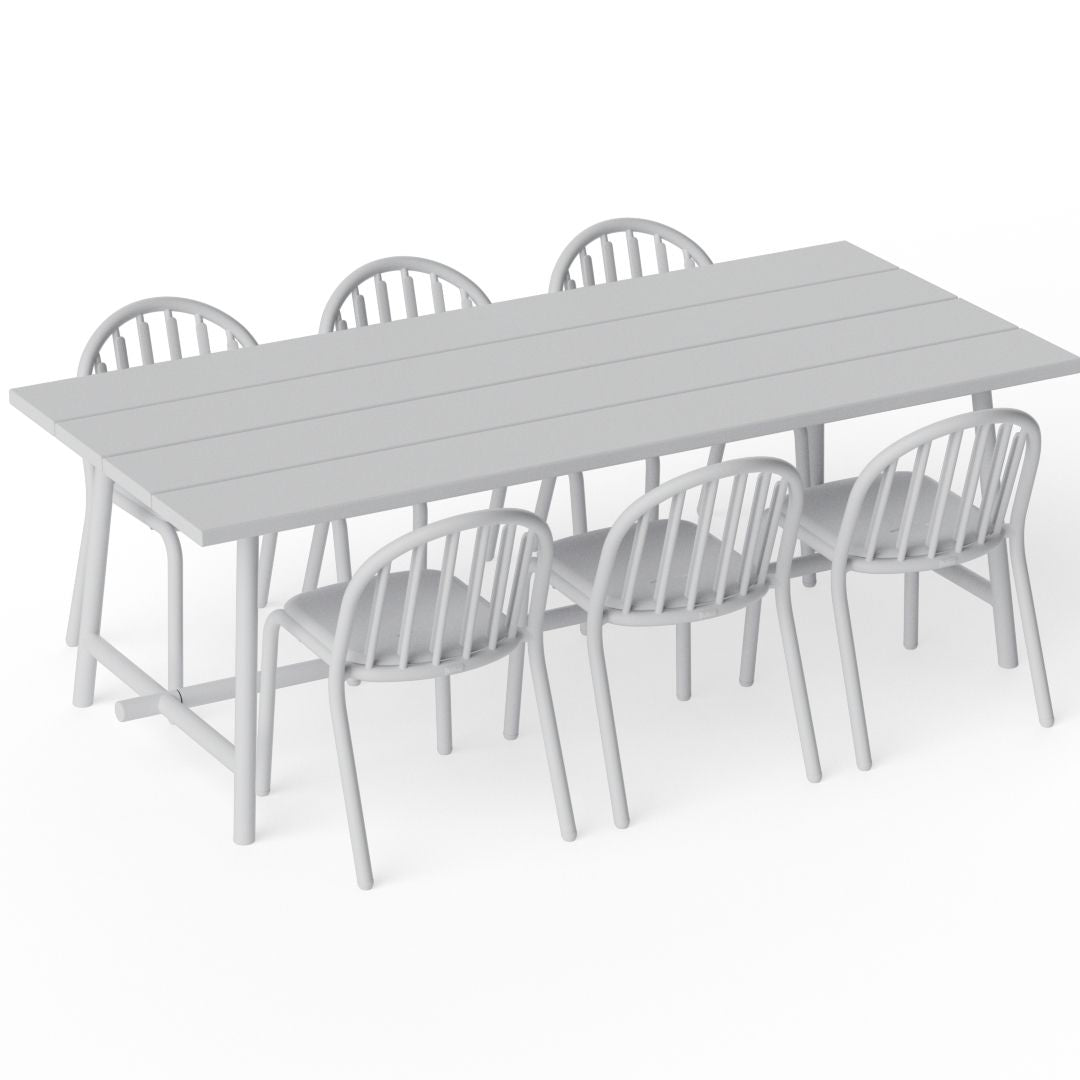 Fred's Outdoor Dining Table and Chair Set (6-Seater)