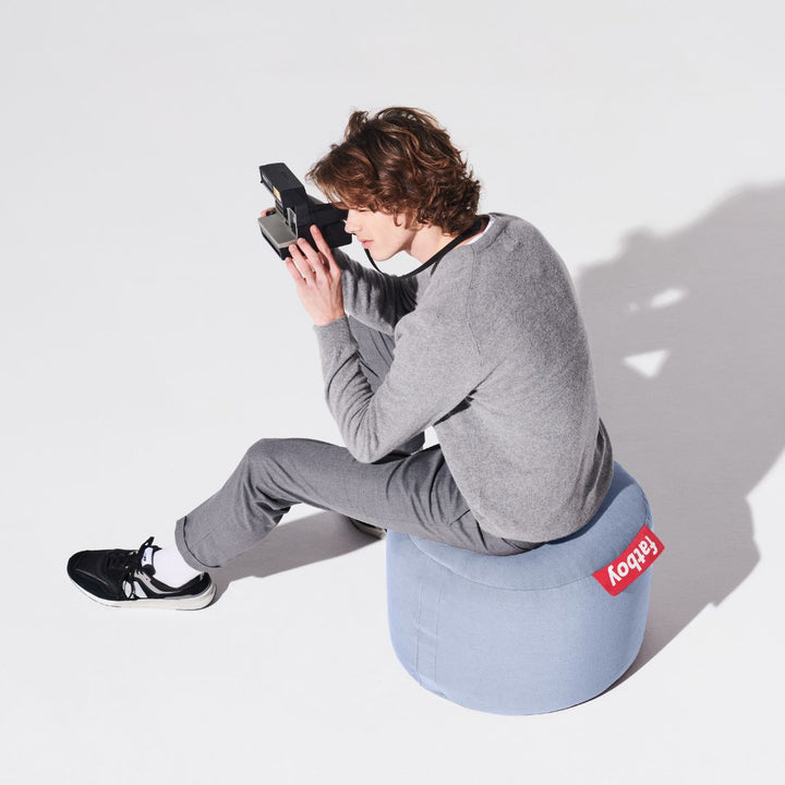 Point Stonewashed Pouf (Small)